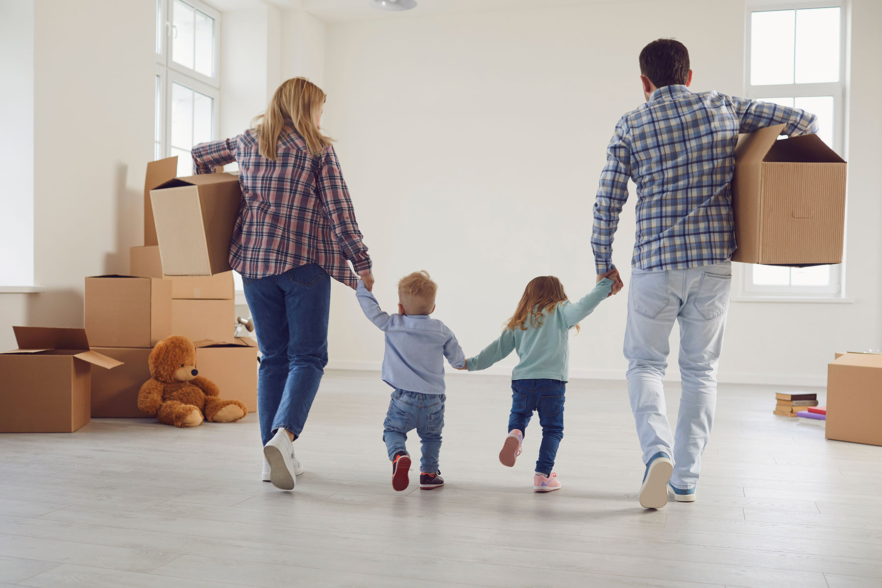 Happy family using YAY Mortgages In Essex